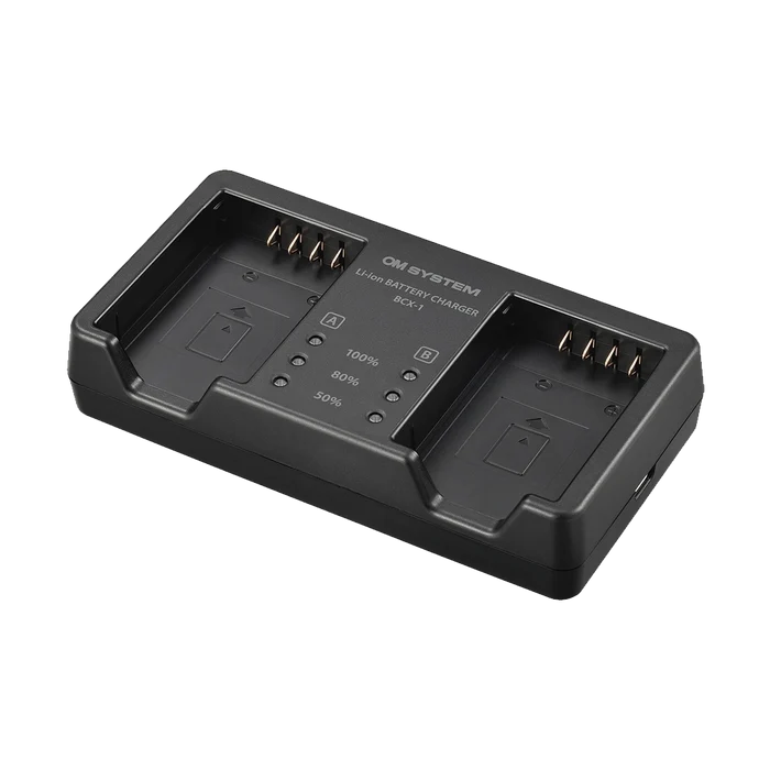 OM SYSTEM BCX-1 Lithium-Ion Battery Charger