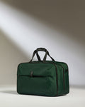 a green bag with a handle