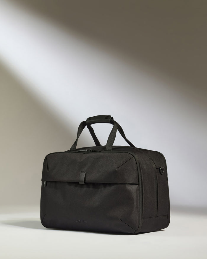 a black bag with a handle