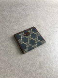 CELINE Paris Macadam Folded Wallet Indigo Vintage zbp5r8