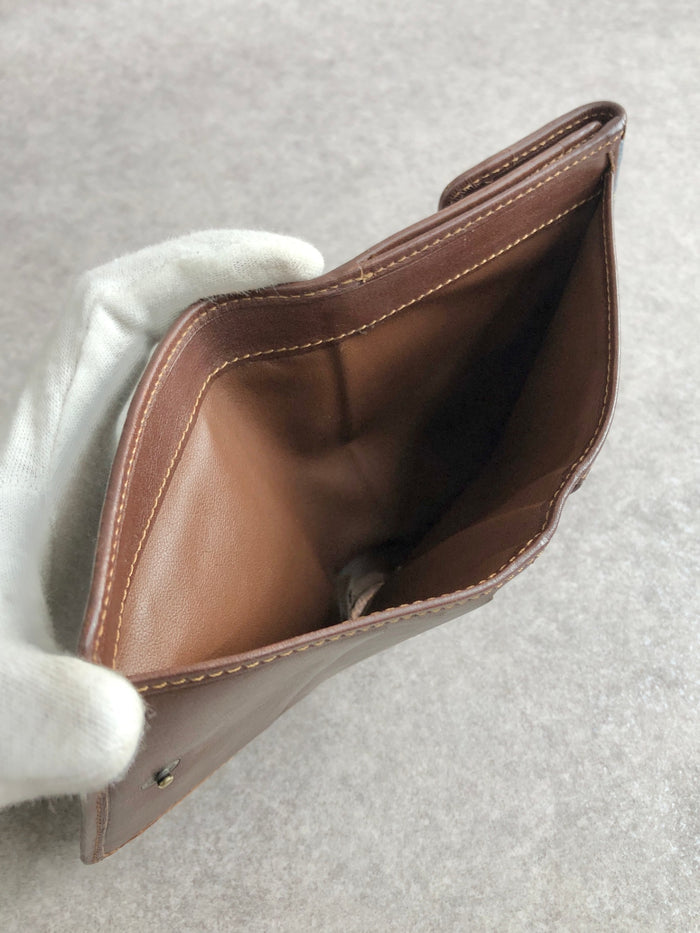 CELINE Paris Macadam Folded Wallet Indigo Vintage zbp5r8