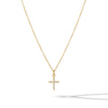 Pavé Cross Necklace - Gold