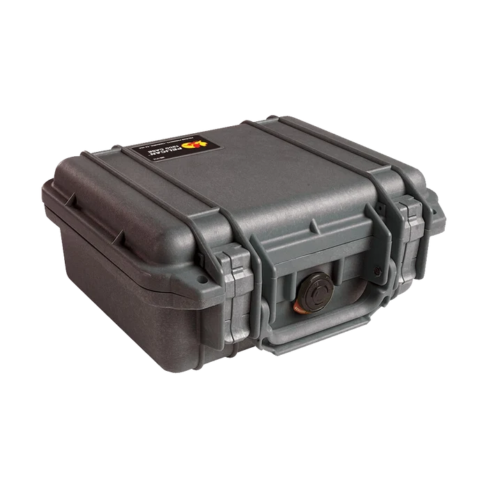 Pelican 1200 Case (Black) with Pick 'N Pluck Foam