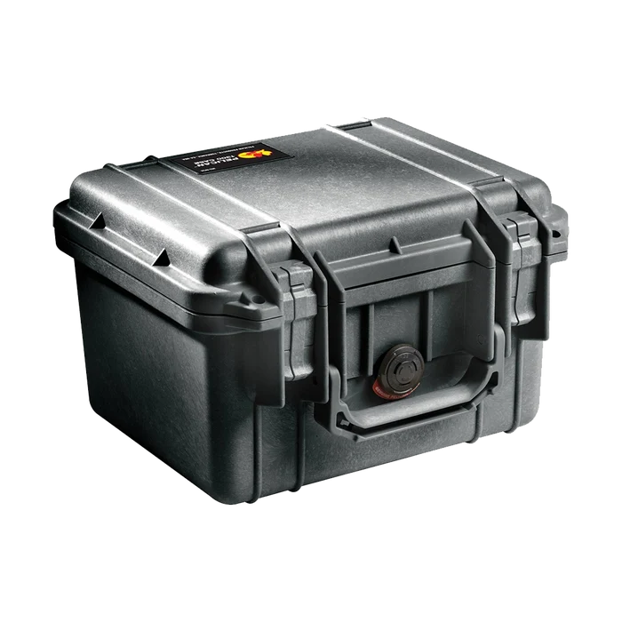 Pelican 1300 Case (Black) with Pick 'N Pluck Foam