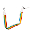 Polaroid Camera Strap - Flat (Rainbow White)