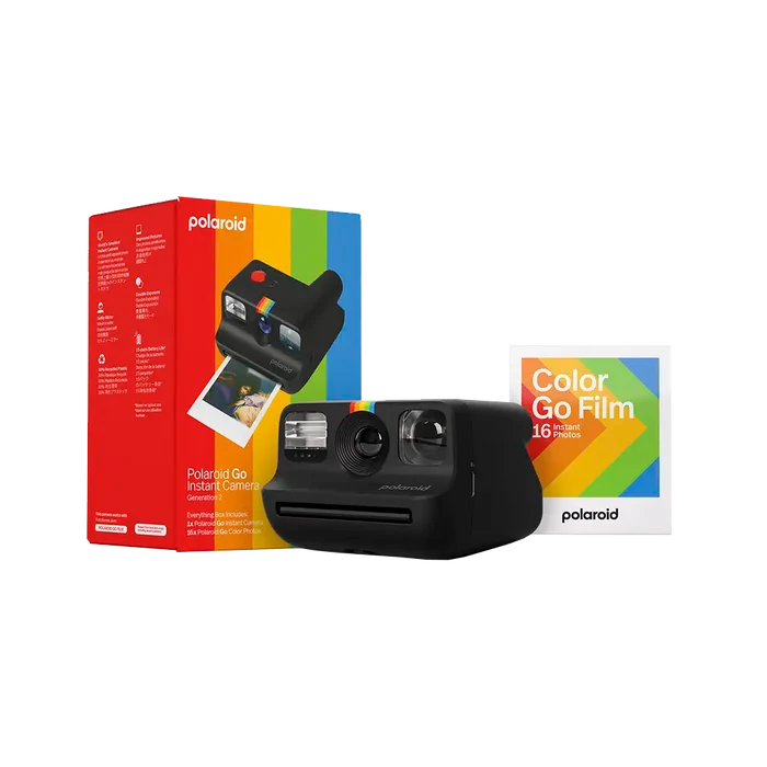 Polaroid Go Generation 2 Instant Film Camera Everything Box (Black)