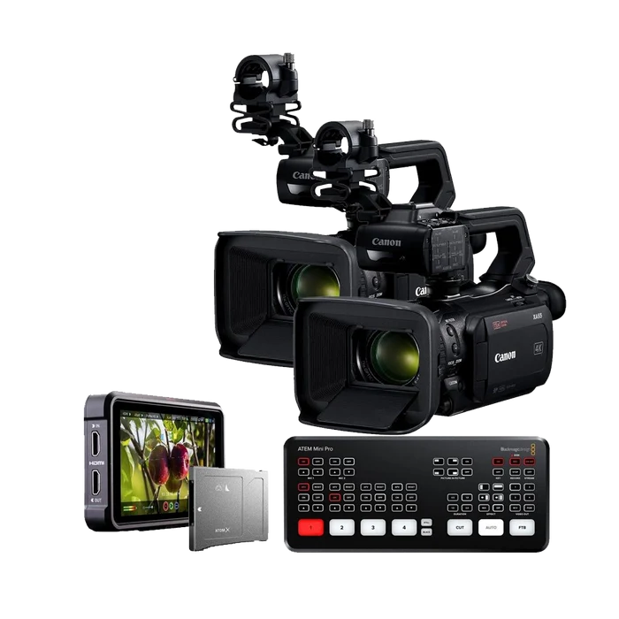 Rental: Canon XA75 Professional UHD 4K Live Stream Camcorder Kit