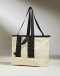 a white and black bag