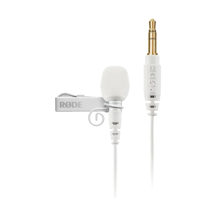 Rode Lavalier GO Omnidirectional Lavalier Microphone for Wireless GO Systems (White)