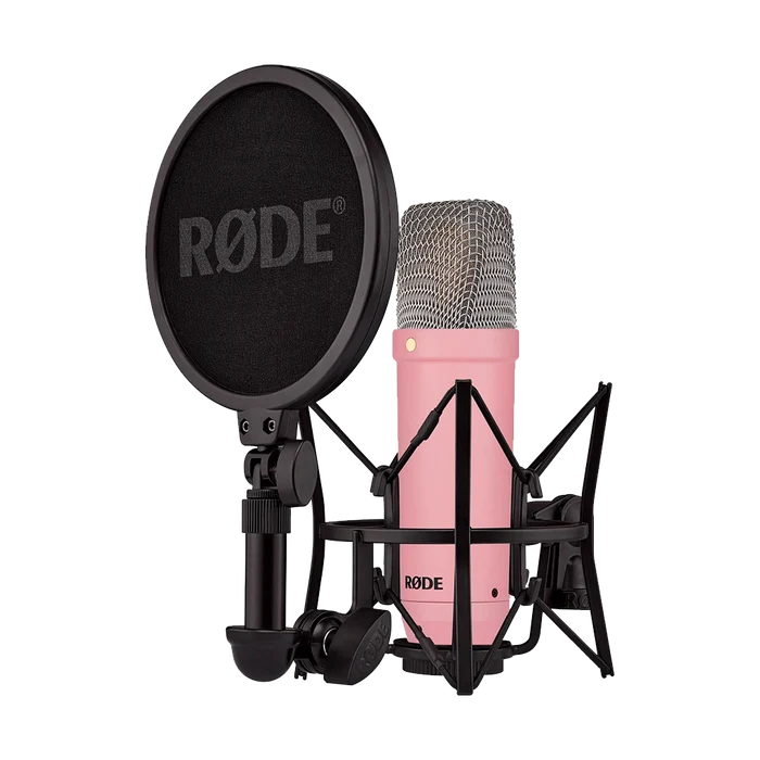 Rode NT1 Signature Series Large-Diaphragm Condenser Microphone (Pink)