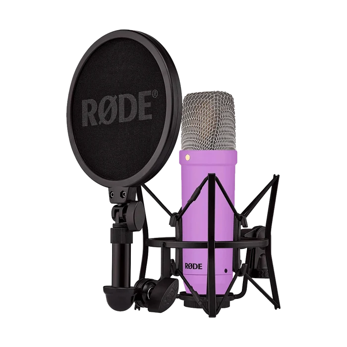 Rode NT1 Signature Series Large-Diaphragm Condenser Microphone (Purple)