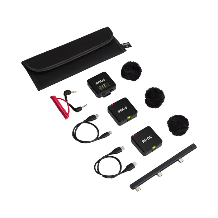 Rode Wireless GO (Gen 3) 2-Person Compact Digital Wireless Microphone System/Recorder (2.4 GHz, Black)