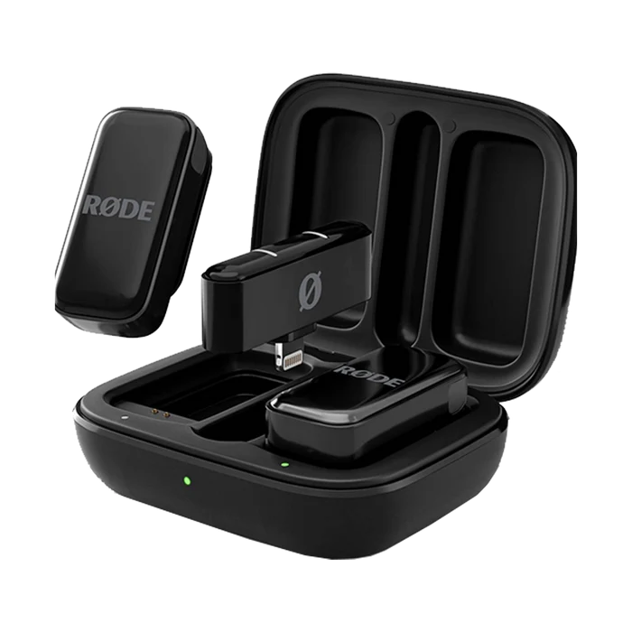 Rode Wireless Micro 2-Person Ultracompact Wireless Microphone System with Lightning Connector (2.4 GHz, Black)