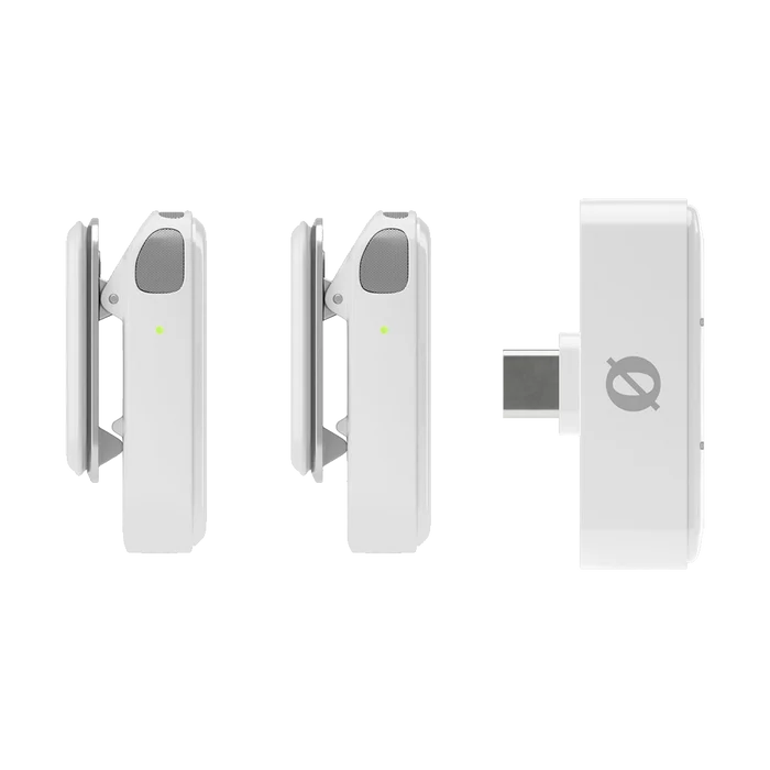 Rode Wireless Micro 2-Person Ultracompact Wireless Microphone System with Lightning Connector (2.4 GHz, White)