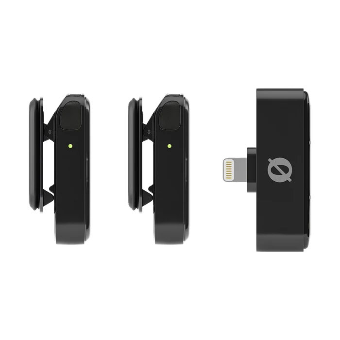 Rode Wireless Micro 2-Person Ultracompact Wireless Microphone System with Lightning Connector (2.4 GHz, Black)
