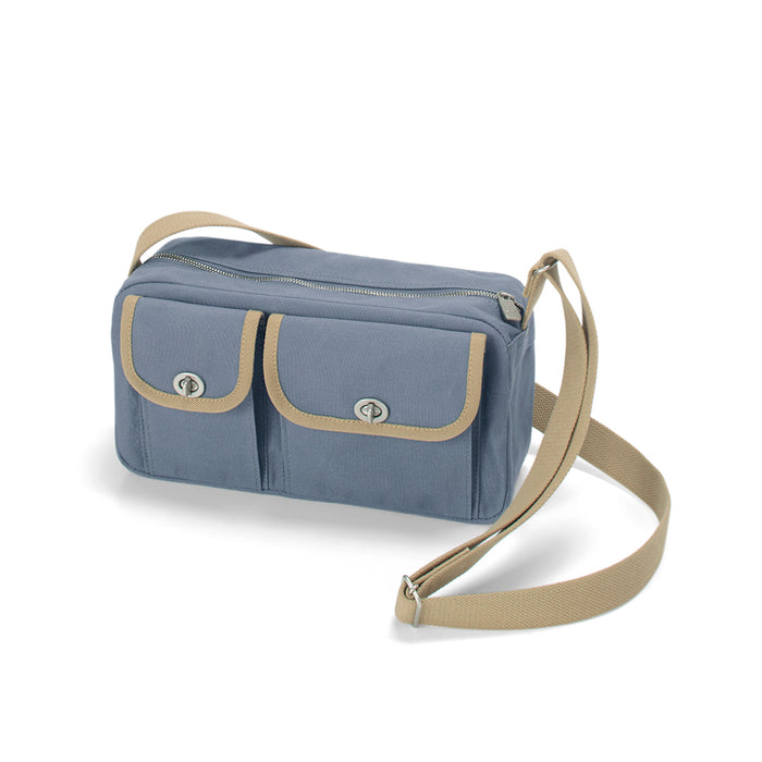 Blue-gray × Beige (front)