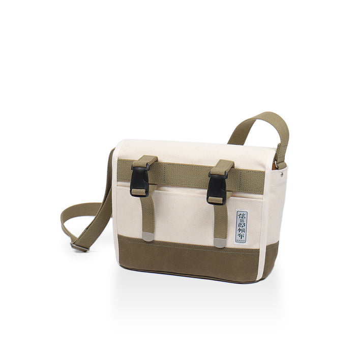 Off-white × Olive-green (back)