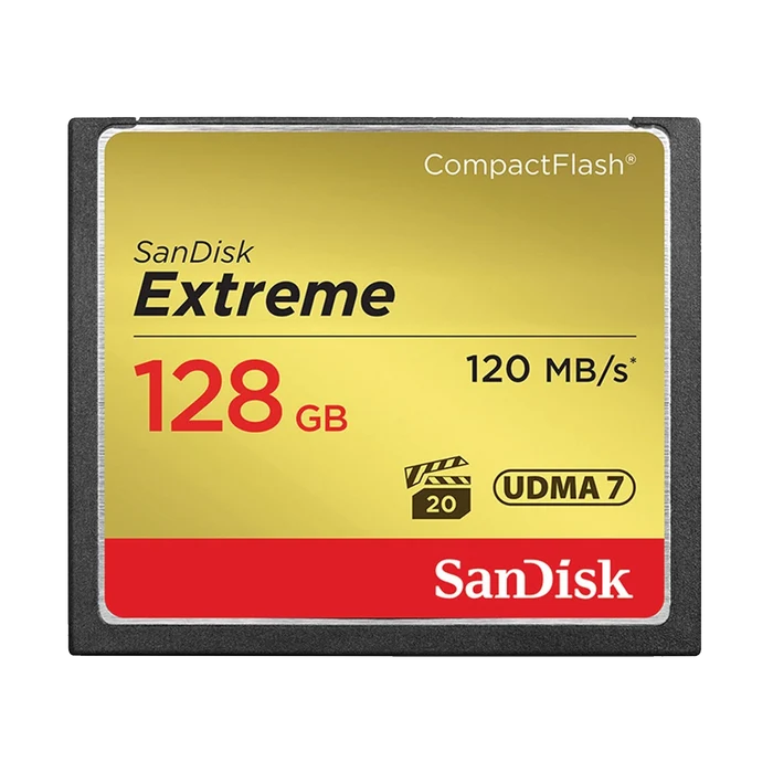 SanDisk 128GB Extreme 120MB/s CompactFlash Memory Card