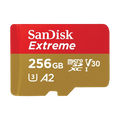 SanDisk 256GB Extreme 190MB/s UHS-I microSDXC Memory Card