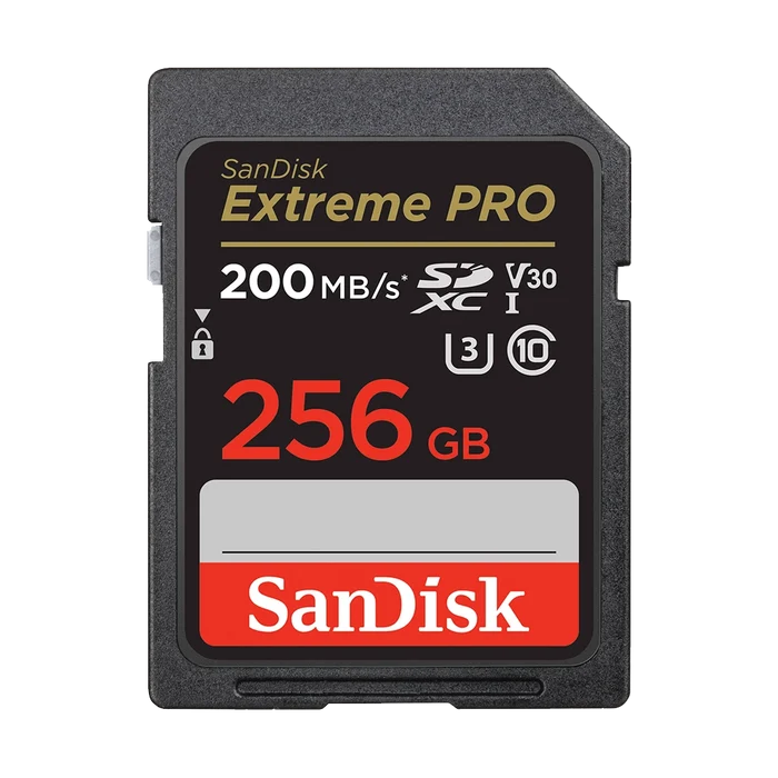 SanDisk 256GB Extreme PRO 200MB/s UHS-I SDXC Memory Card