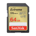 SanDisk 64GB Extreme 170MB/s UHS-I SDHC Memory Card