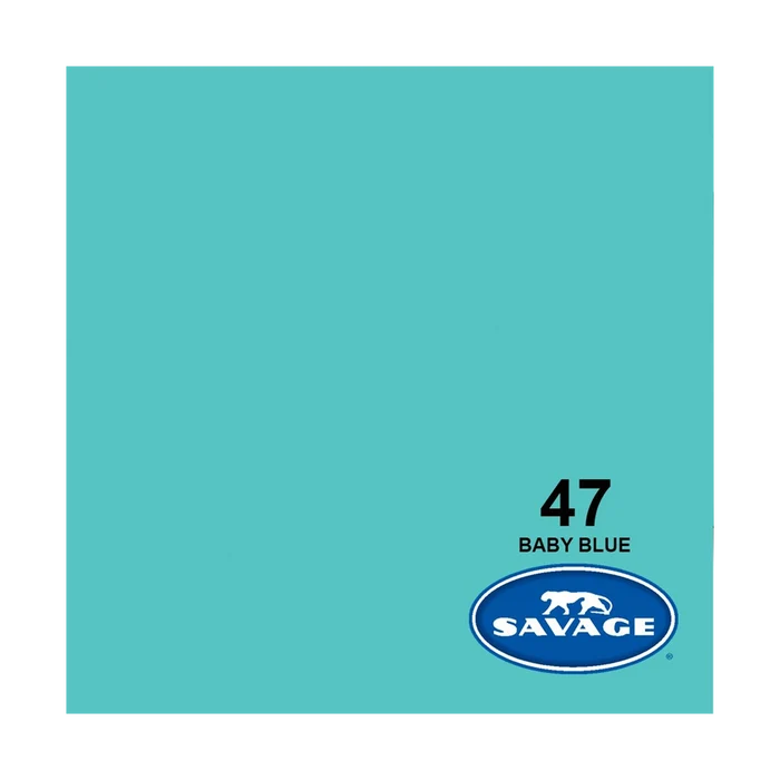 Savage Background Paper Baby Blue 47 (2.18m x 11m)
