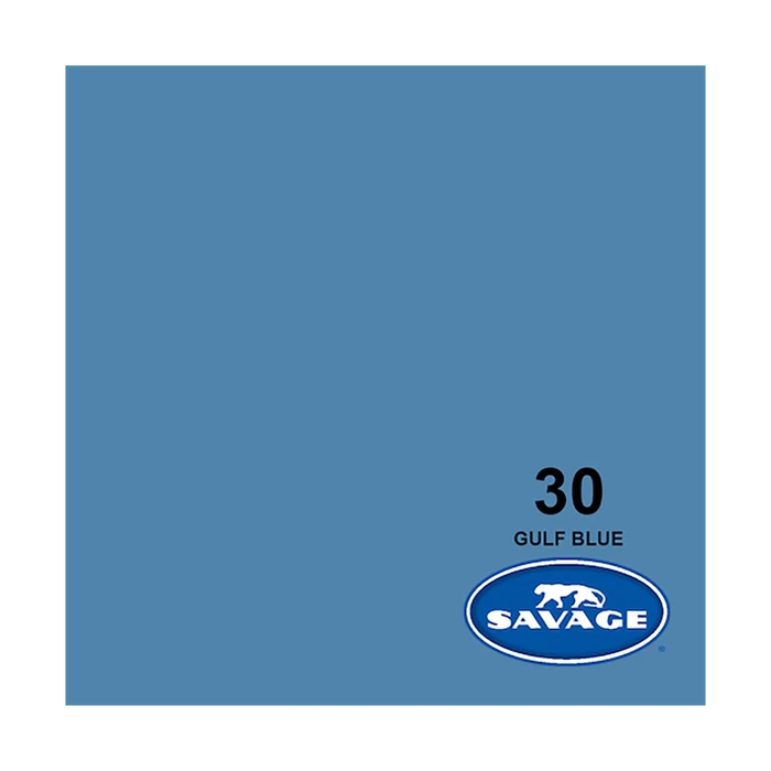 Savage Background Paper Gulf Blue 30 (1.35m x 11m)