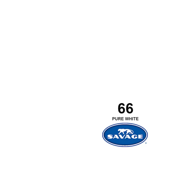 Savage Background Paper Pure White 66 (2.18m x 11m)