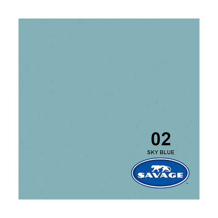 Savage Background Paper Sky Blue 02 (2.18m x 11m)