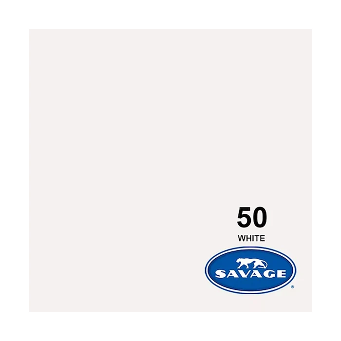 Savage Background Paper White 50 (1.35m x 11m)
