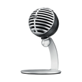 Shure MOTIV MV5 Cardioid USB/Lightning Microphone for Computers and iOS Devices - Silver