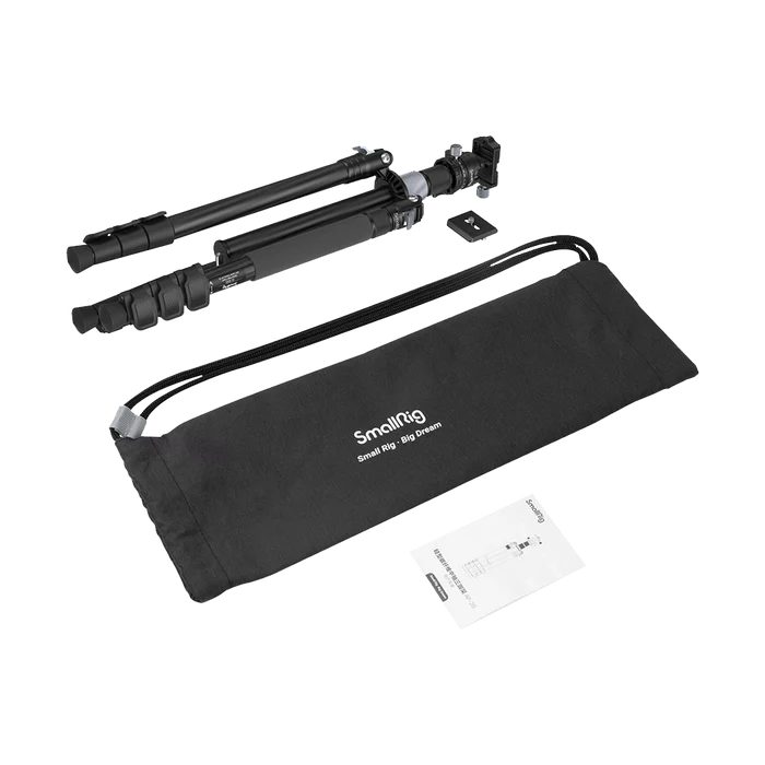 SmallRig Carbon Fiber Tripod with Center Column AP-20 and Ball Head
