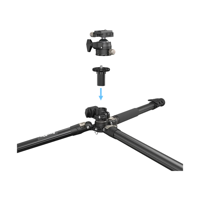 SmallRig CT200 Lateral Center Column Aluminum Tripod with Monopod