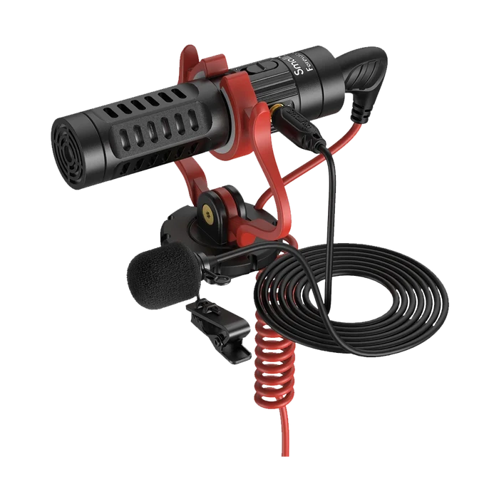 SmallRig Forevala S20 On-Camera Shotgun/Lavalier Microphone