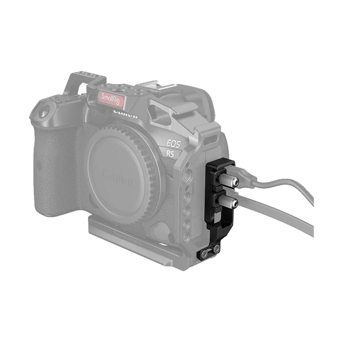 SmallRig HDMI and USB-C Cable Clamp for Canon EOS R5 C/R5/R6/R6 Mark II Cage
