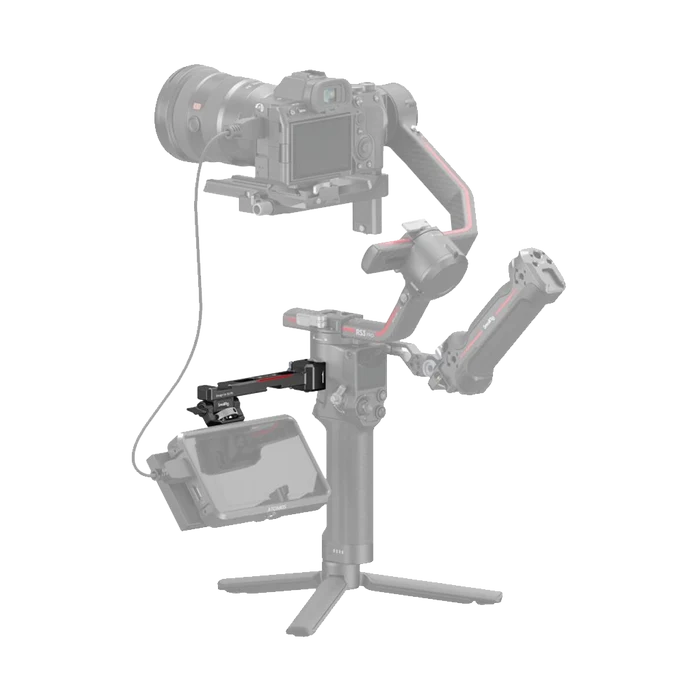 SmallRig Monitor Mount with NATO Clamp for DJI RS 2, RSC 2, RS 3, RS 3 Pro and RS 3 Mini