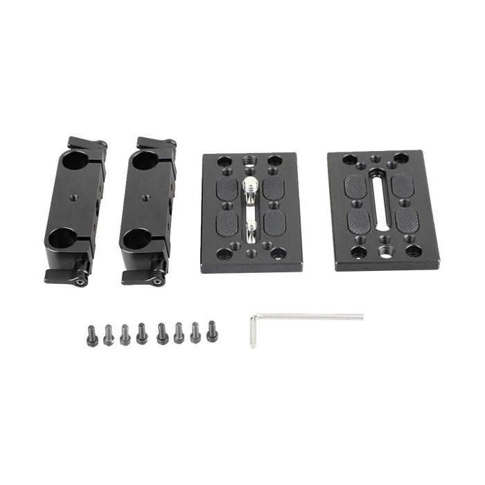 SmallRig Tripod Mounting Kit with 2 x Plates and 2 x 15mm Rod Clamps