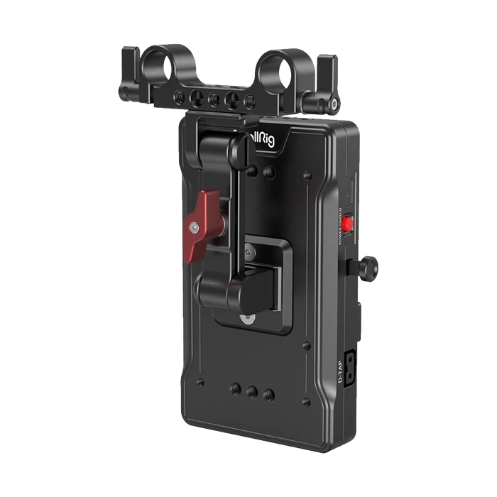 SmallRig V-Mount Battery Adapter Plate with 15mm LWS Rod Clamp and Adjustable Arm