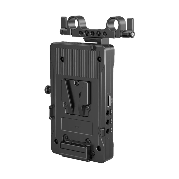 SmallRig V-Mount Battery Adapter Plate with 15mm LWS Rod Clamp and Adjustable Arm