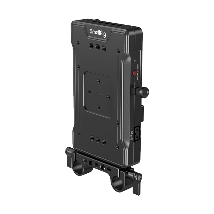 SmallRig V-Mount Battery Adapter Plate with Dual 15mm Rod Clamp