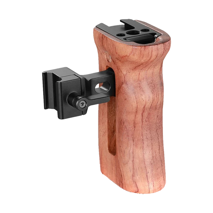 SmallRig Wooden Side Handle with NATO Clamp