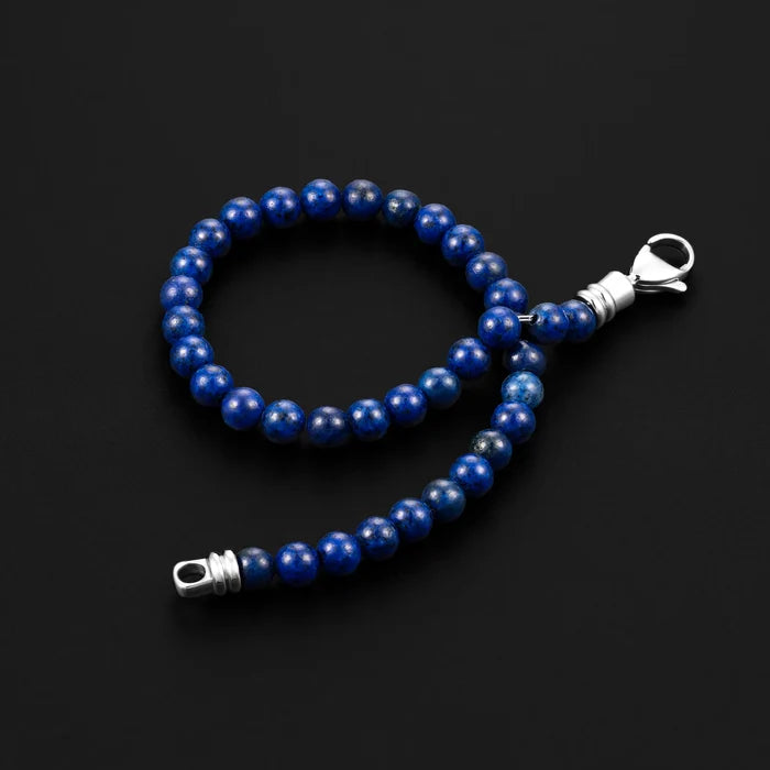 Lapis lazuli 4mm bracelet for men
