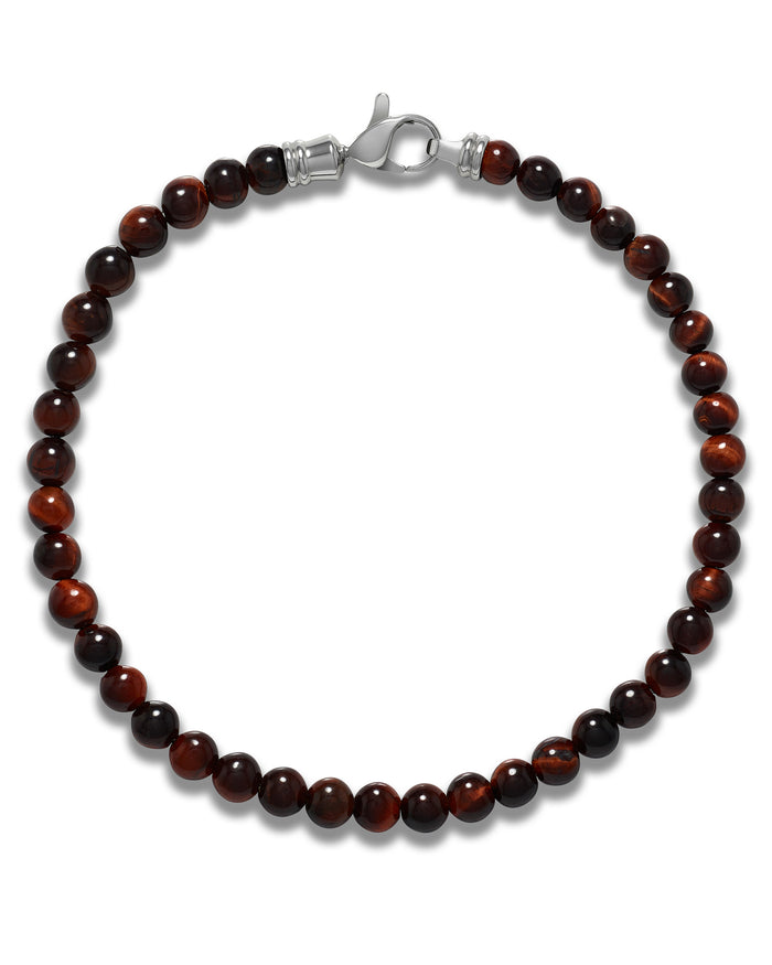 red tigers eye bracelet