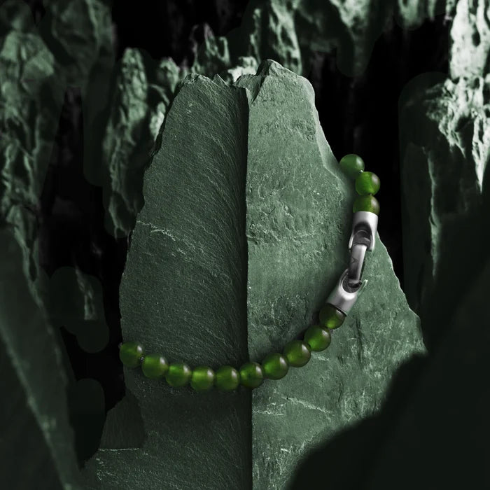 Spiritual Bead Set 8mm - Green & Black Onyx