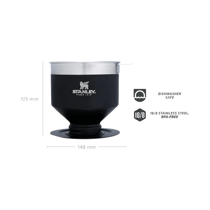 Stanley Classic Perfect-Brew Pour Over (Matte Black Pebble)