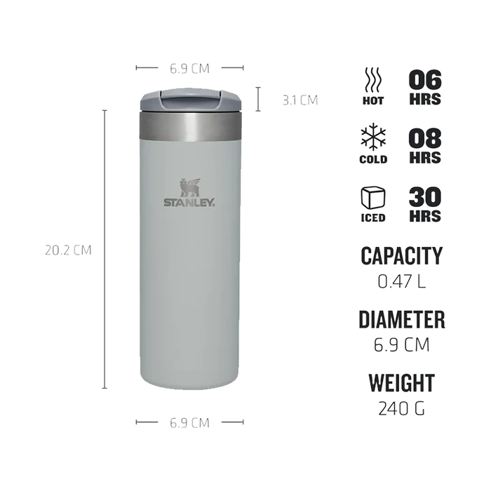Stanley The Aerolight Transit Mug 0.47L (Fog Metallic)