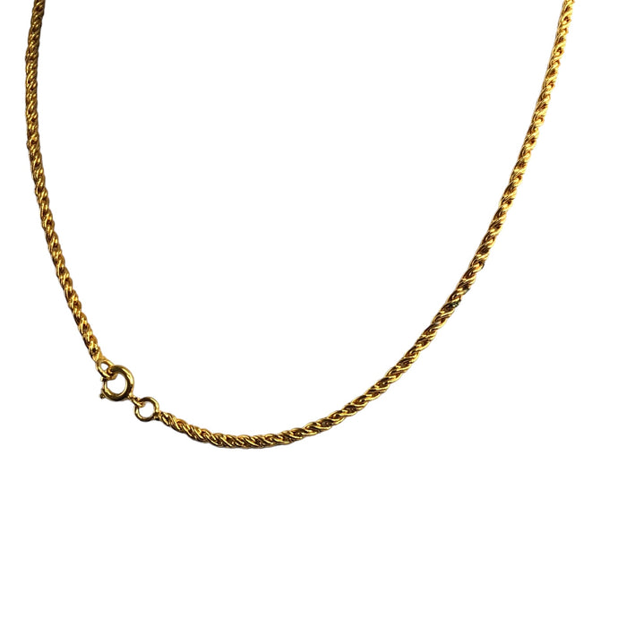 CELINE Starball Necklace Gold Vintage ymi78b
