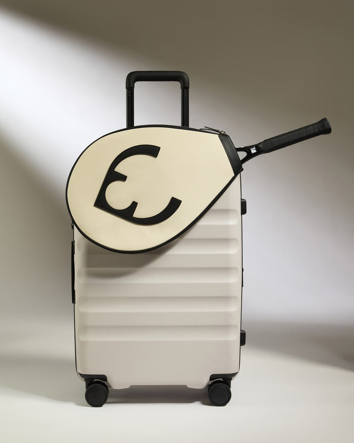 a luggage with a handle