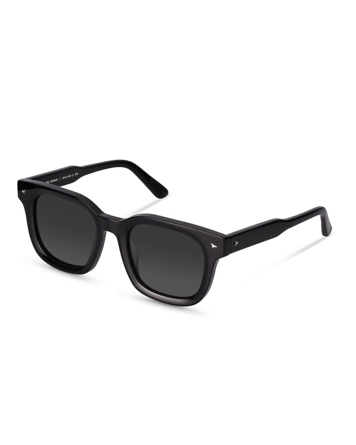 Black Hudson Glasses on white