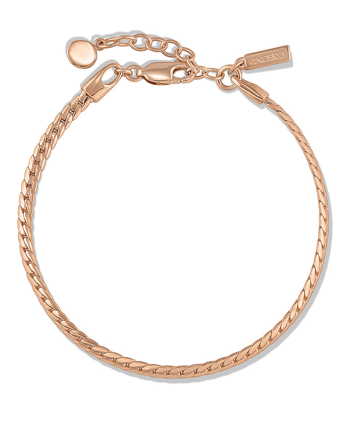 Serpentine Rose Gold Women's Bracelet